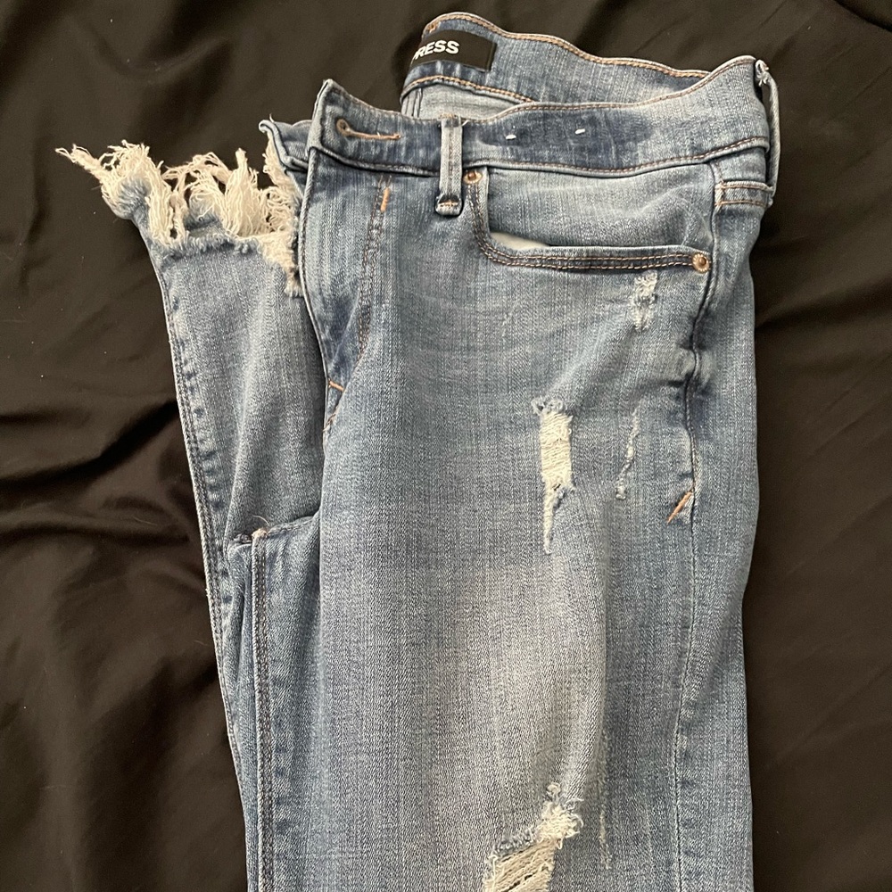 Express Stretch Destroyed Jean Legging